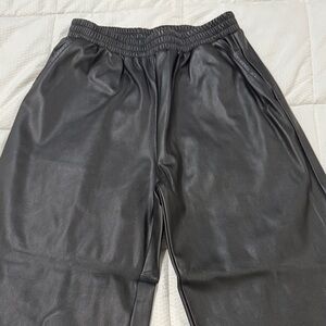 Etiquette Clothiers Charcoal Wide Leg Pants